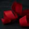 1.5" x 30ft. Red Wired Faux Linen Ribbon by Celebrate It™ Specialty
